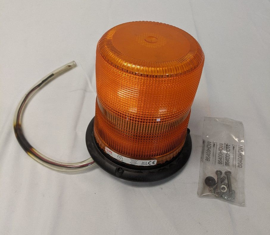 Damaged Grote Heavy Duty Yellow Strobe Light - P/N  A06-22008-016