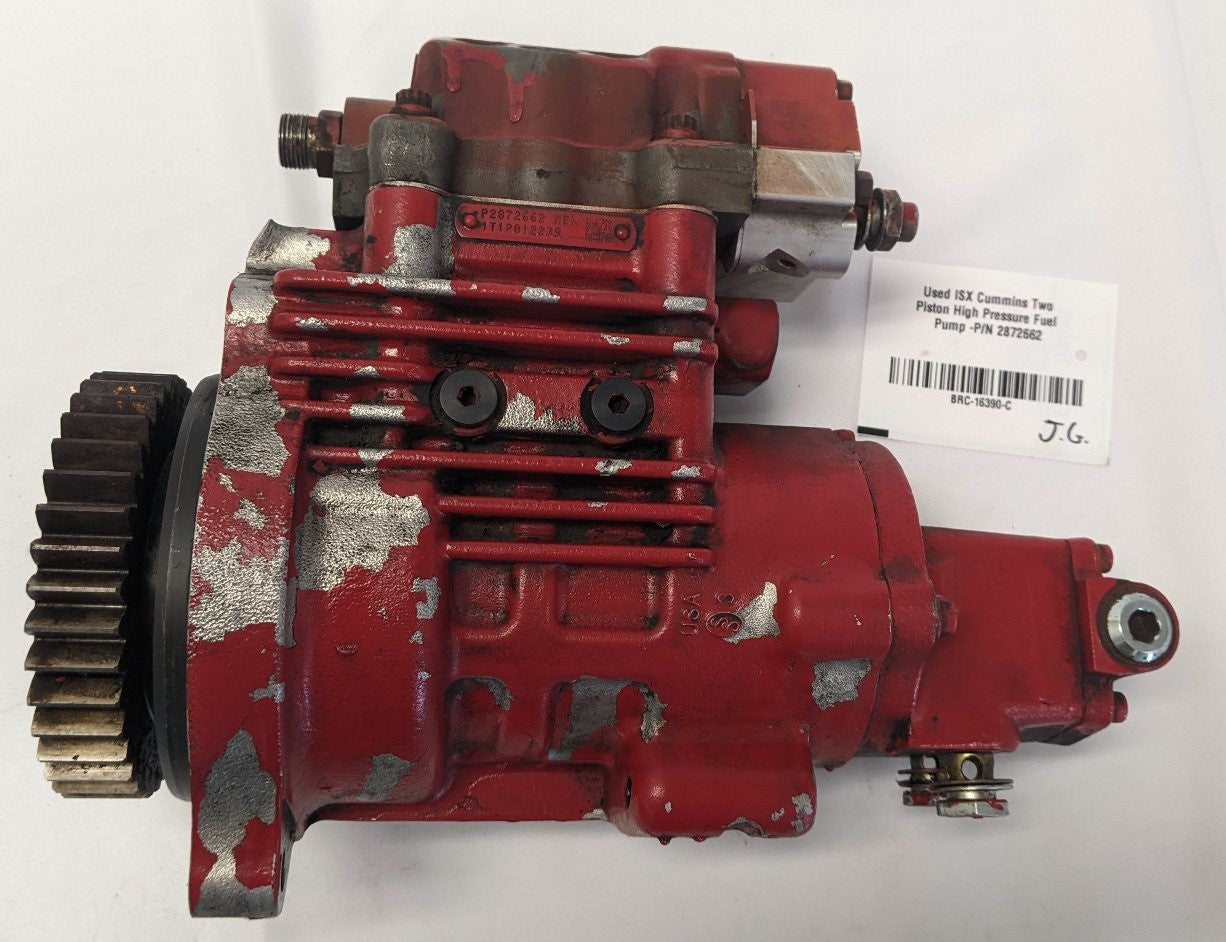 Used Cummins ISX15 Two Piston High Pressure Fuel Pump -P/N 2872662