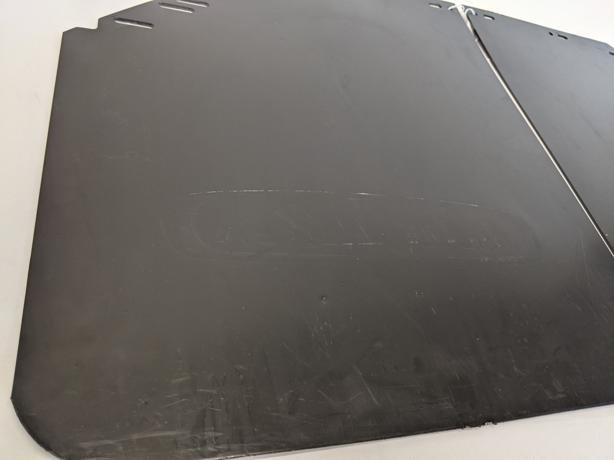 *Set Of 2* Used RH & LH 27" Rear Mud Flap w/ FTL Logo - P/N 22-79217-222, -212 (10137987252540)