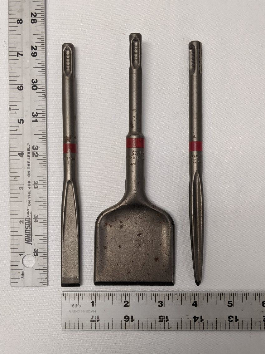 Hilti SDS+ Chisel Set (3pc) - 282298, 282300, 282302