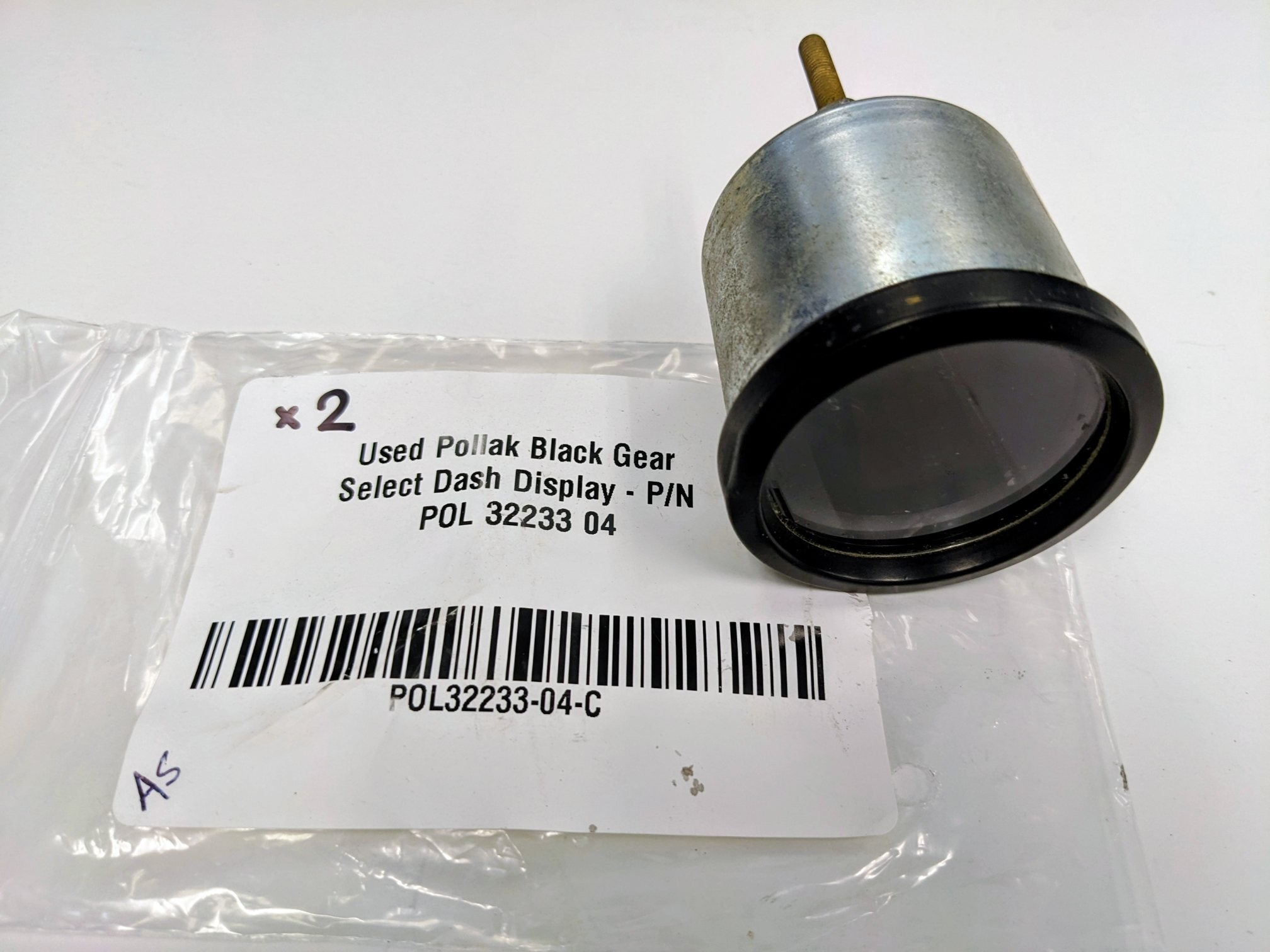 Used Pollak Black Gear Select Dash Display - P/N POL 32233 04 (10171393442108)