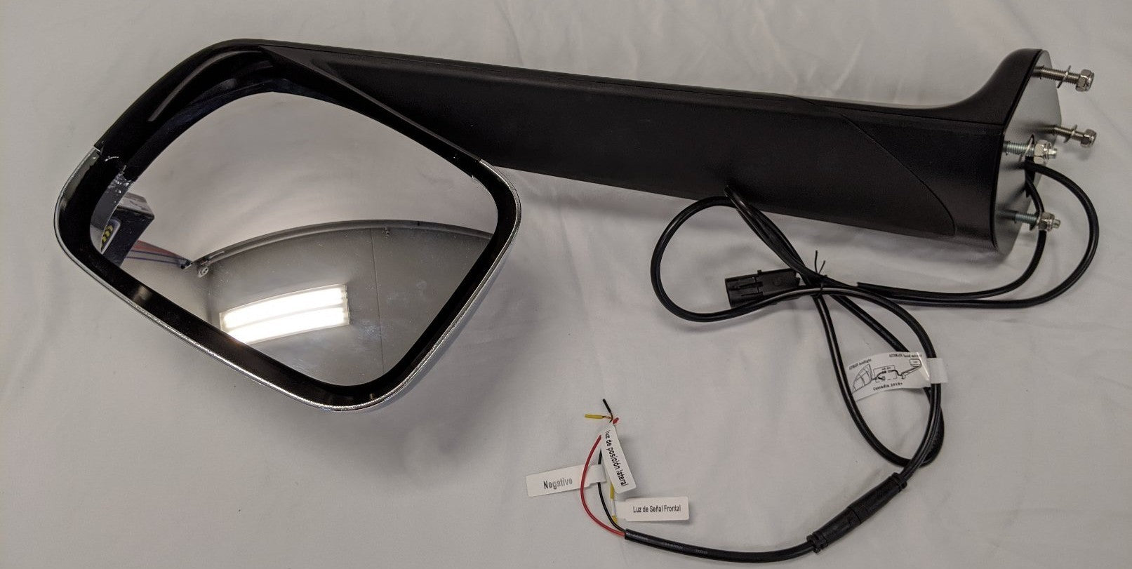 Freightliner Cascadia P4 RH Chrome Hood Mirror - P/N 563.46092DCY