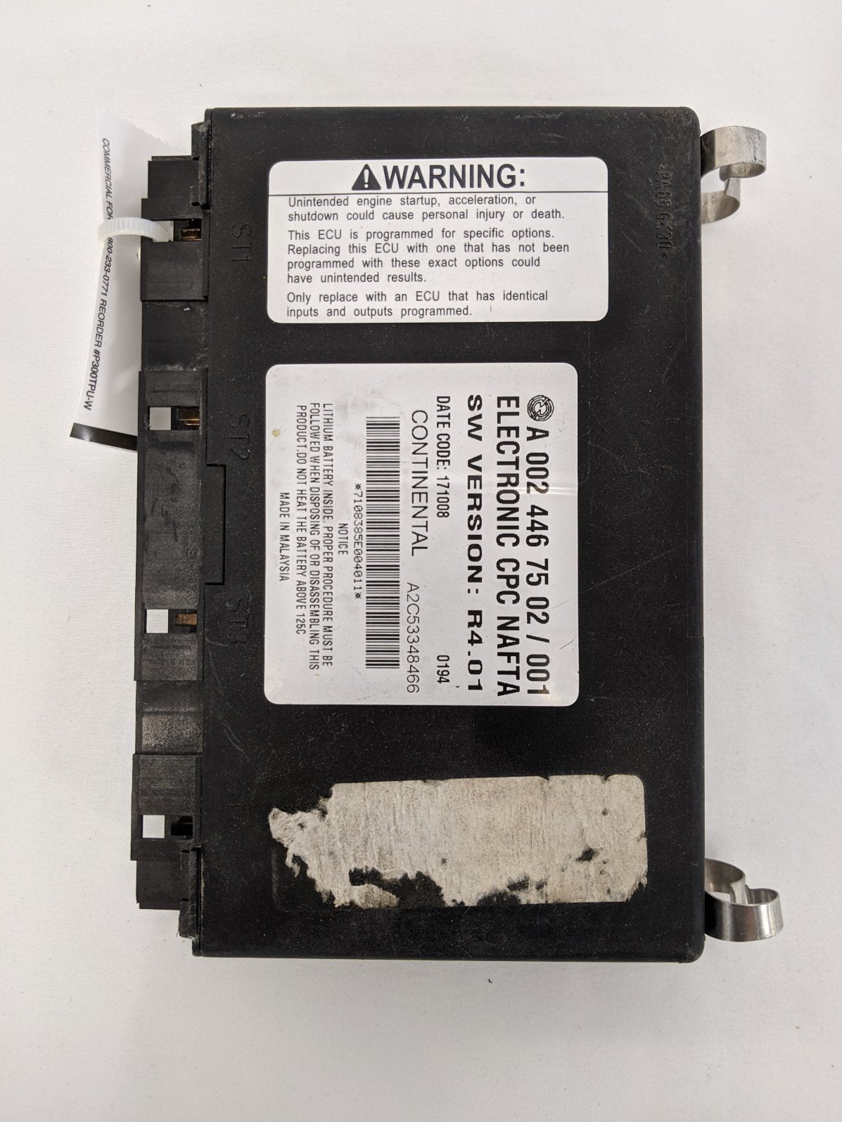 Continental CPC Production Cab Control Module - P/N A 002 446 75 02 (3939431088214)