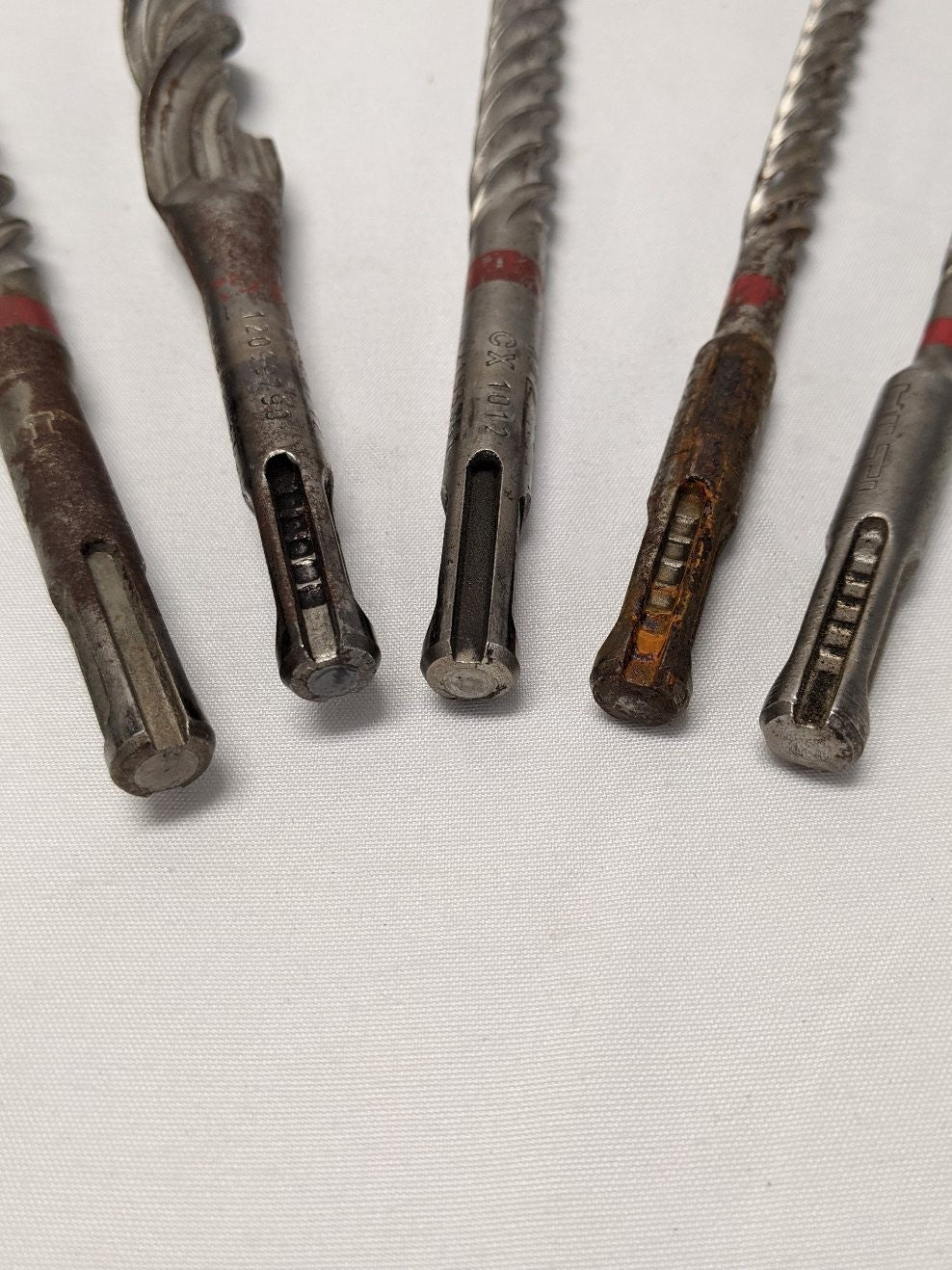 Hilti TE-CX SDS+ Masonry Drill Bit - Lot 5pc 1/4-3/4x12"