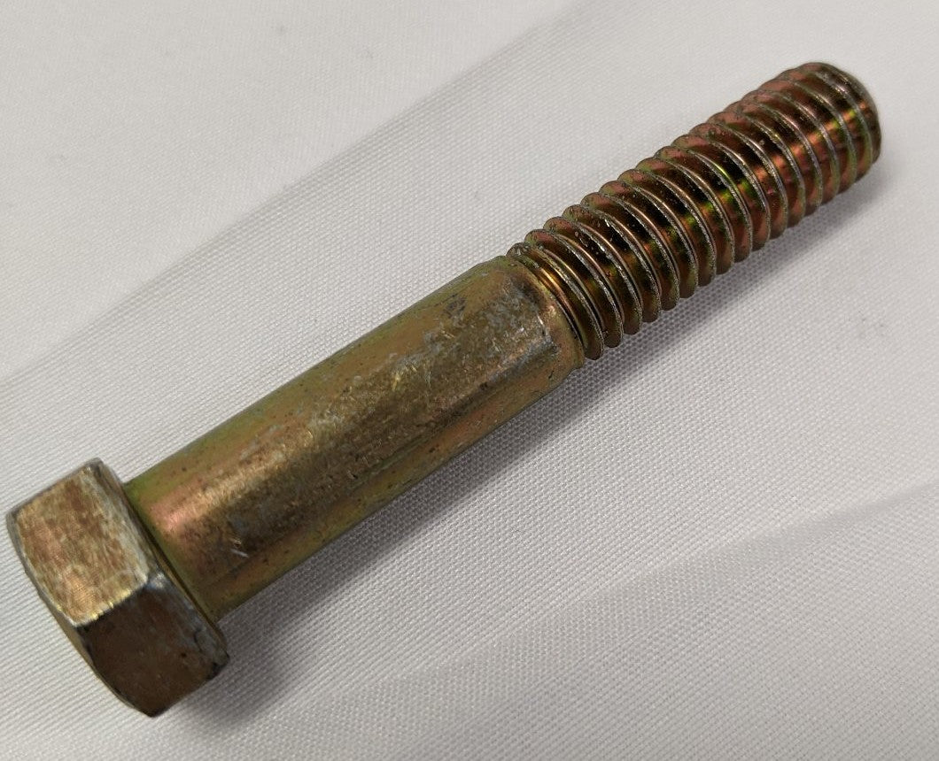 *Lot of 50* New 7/16"-14 x 2 1/2" Partly Threaded Steel Yellow Zinc Hex Bolts