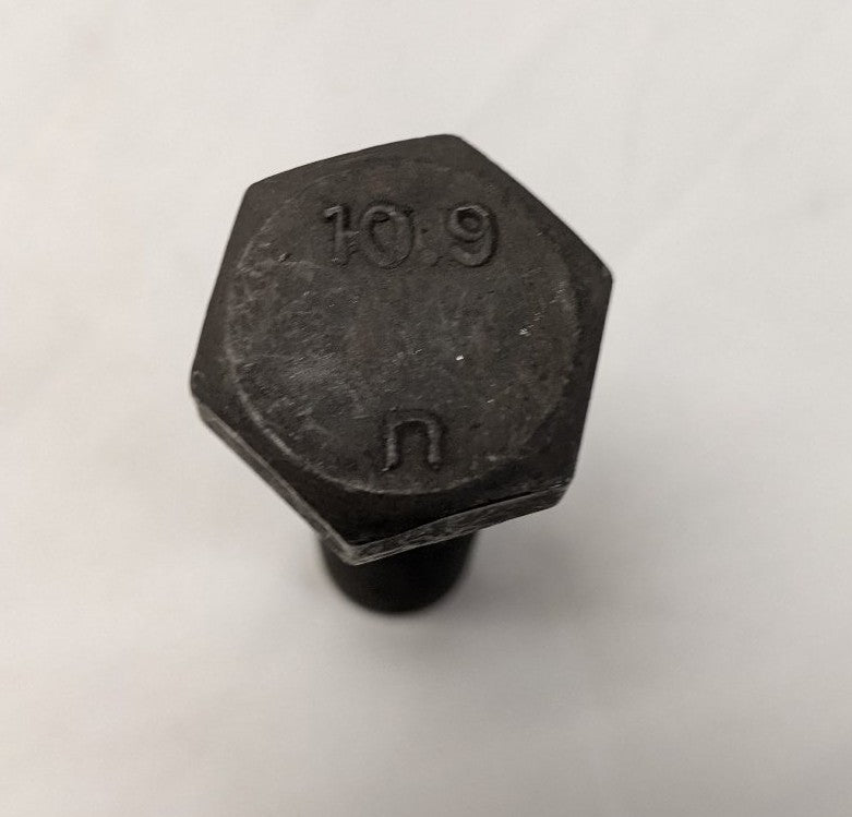 M16-1.5 x 60mm Grade 10.9 Black Oxide Hex Bolts - Lot of 25 - Fine Thread Fully Threaded