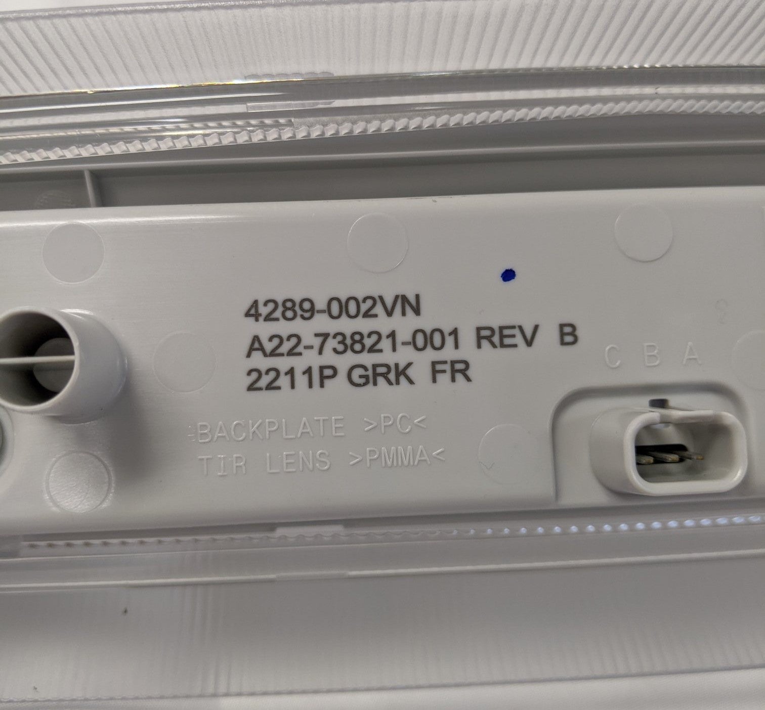Freightliner RH Sleeper Ambient Dome Light | A22-73821-001