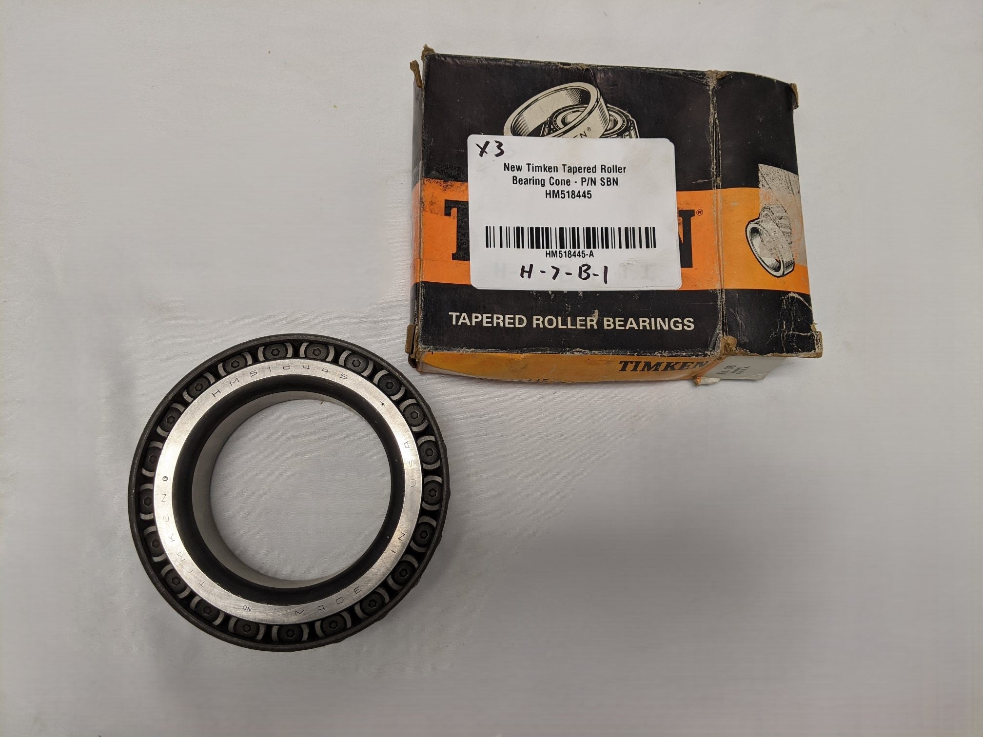 New Timken Tapered Roller Bearing Cone - P/N SBN HM518445