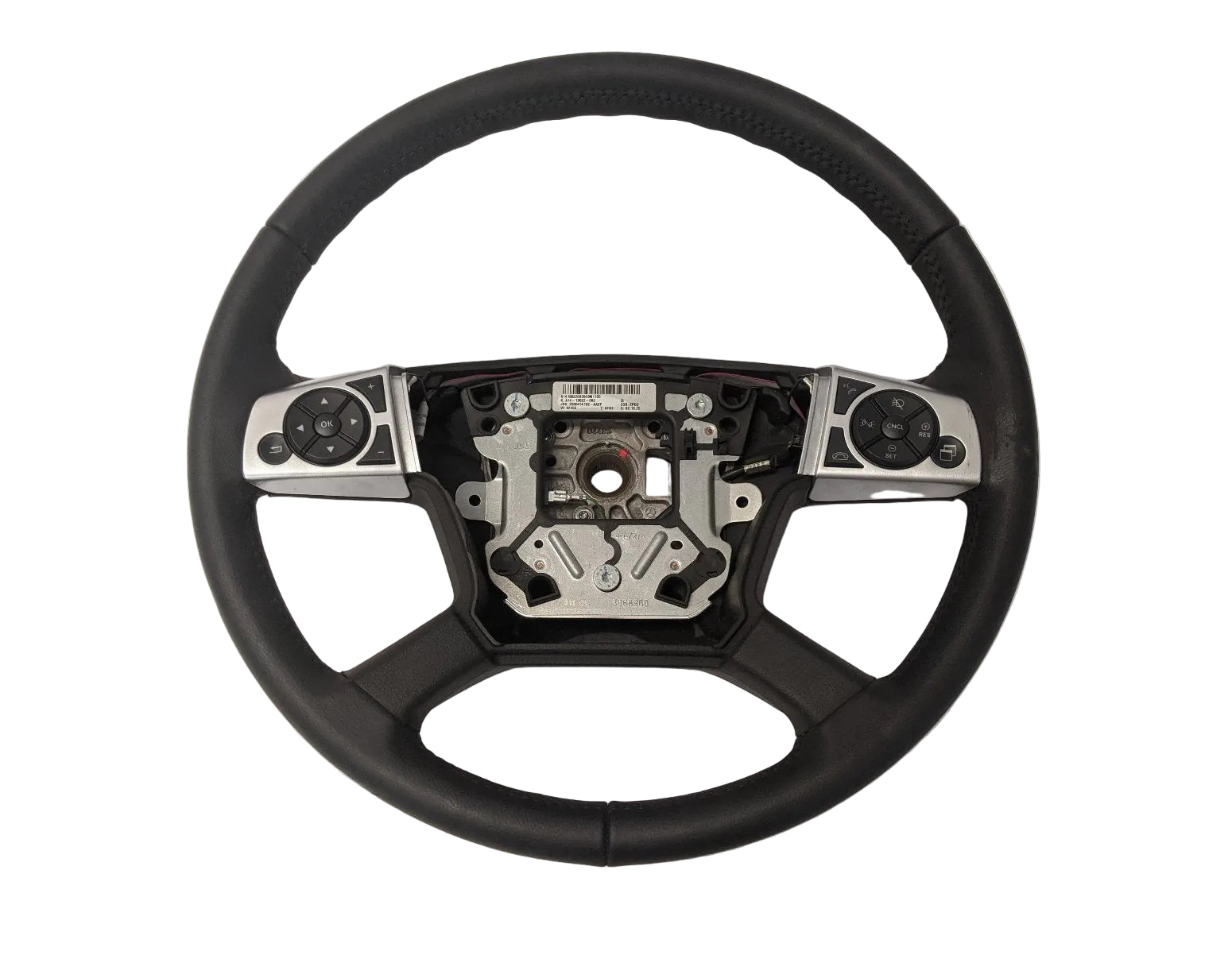 *Blemished* Freightliner 18" Black Leather Steering Wheel - P/N  A14-19622-002