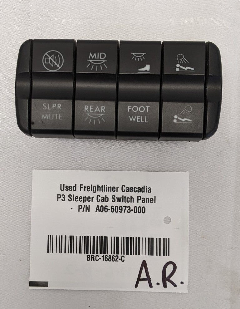 Freightliner Cascadia P3 Sleeper Switch Panel A06-60973-000 (Used)