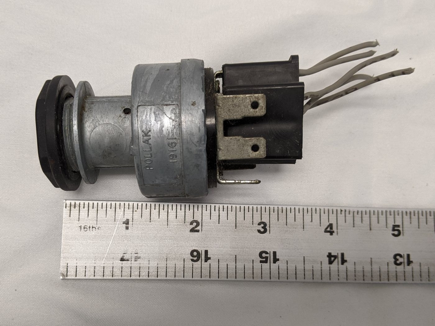 Used Pollak Ignition Start Switch  w/o Keys - P/N POL 19161