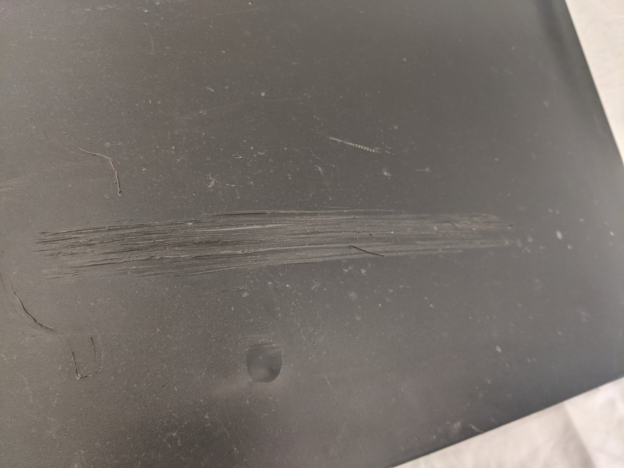 Freightliner Left Hand Gray Bumper End (21-27300-004) - Used