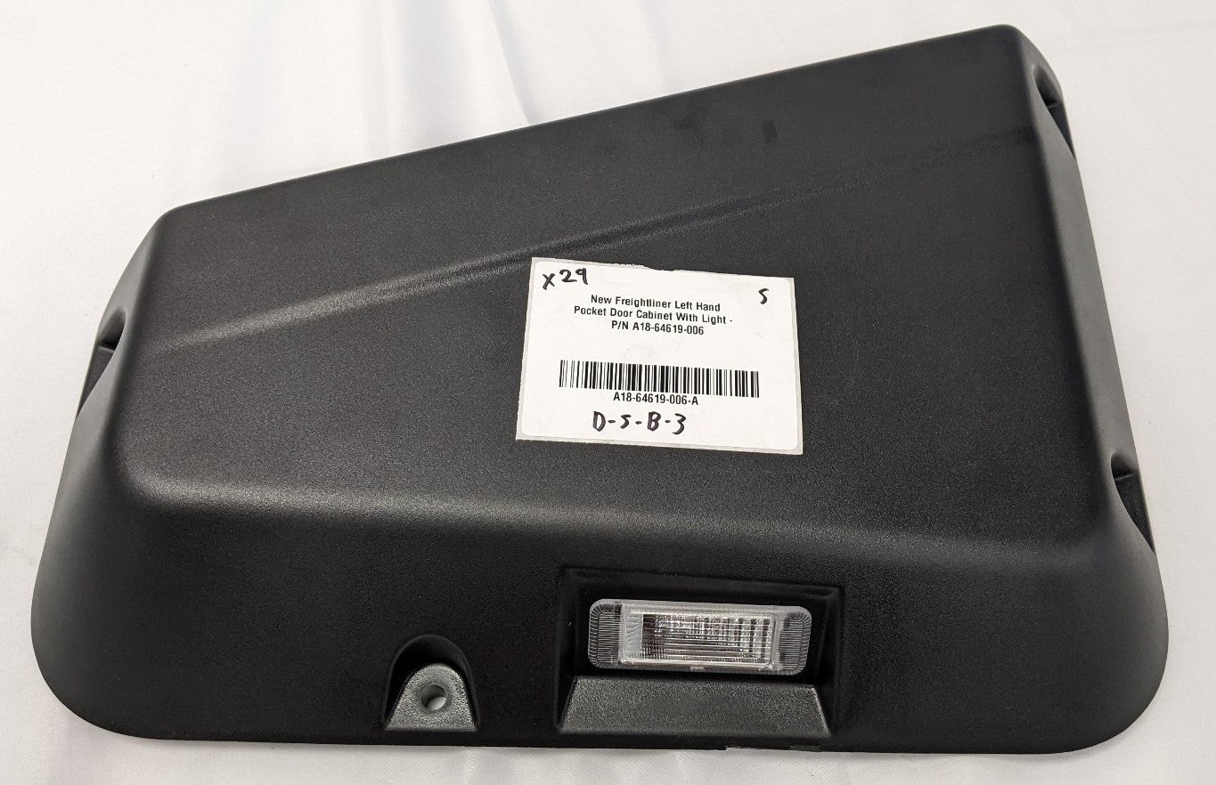 Freightliner LH Door Pocket Cabinet w/Light | A18-64619-006