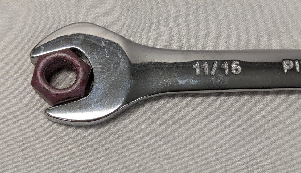 7/16"-20 Grade 8 Red Galvanized Lock Nuts - Lot of 100 - Fine Thread Hex Locknuts