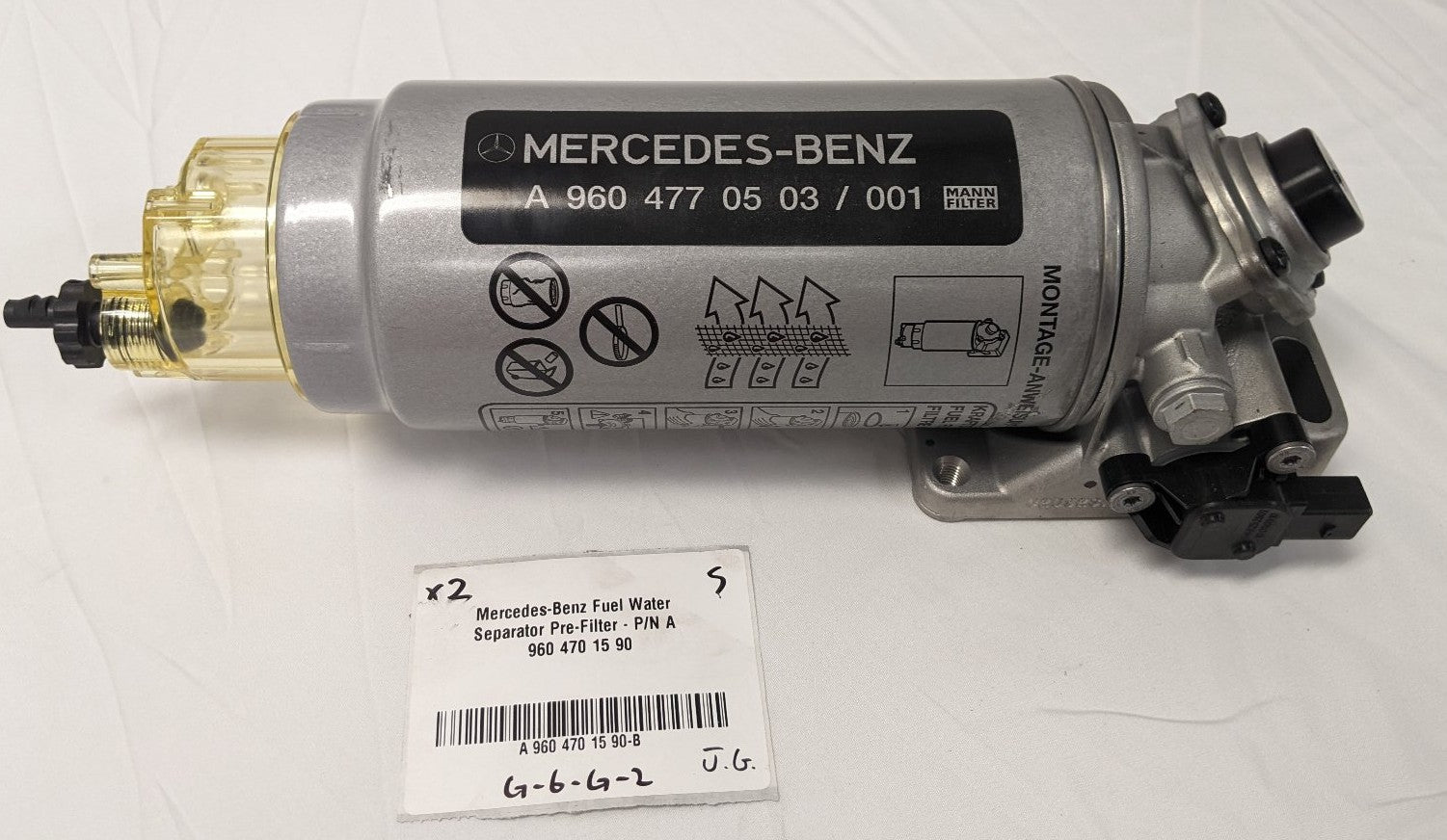 Mercedes-Benz Fuel Water Separator Pre-Filter | A9604701590