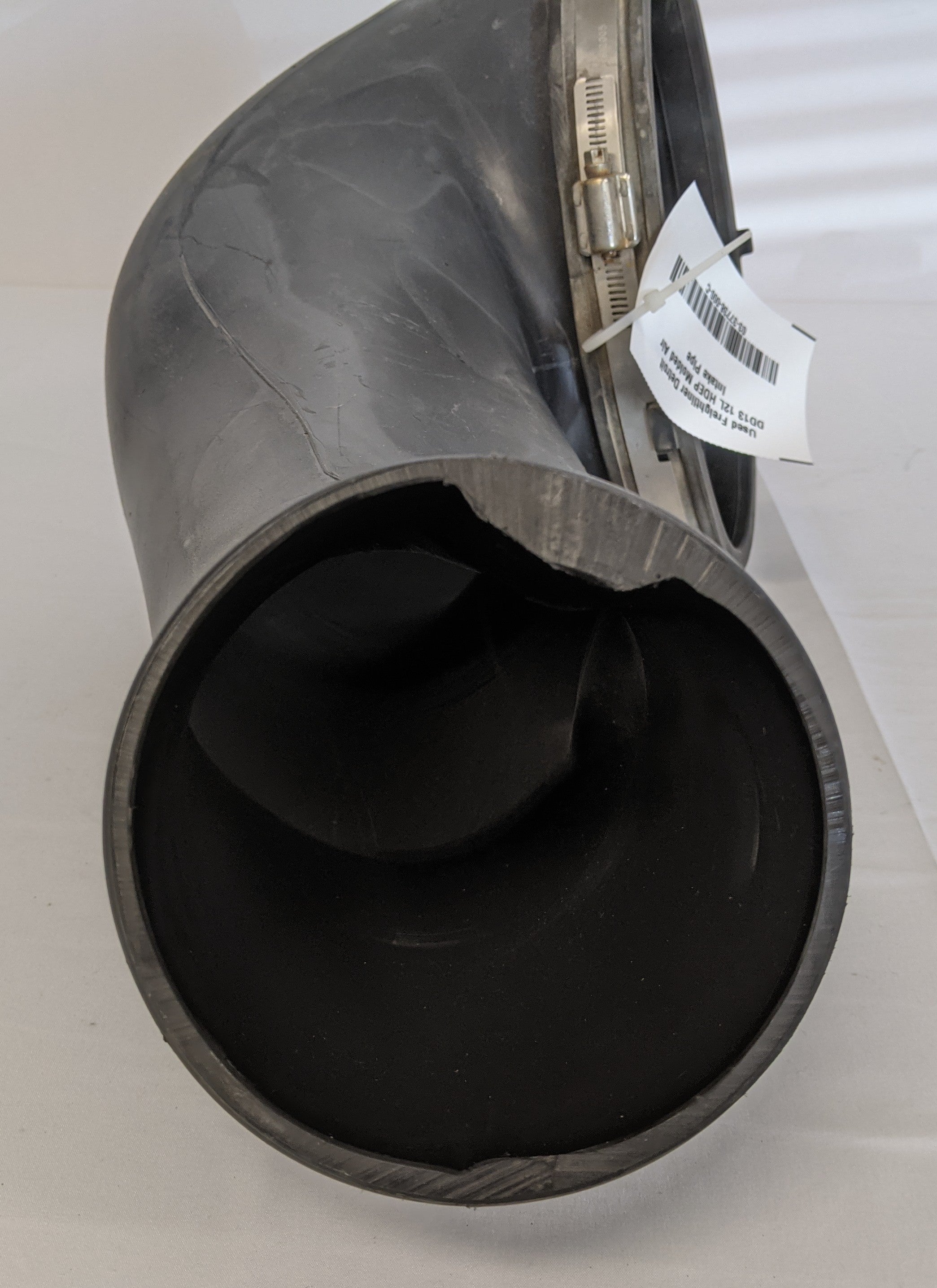 Used Freightliner Detroit DD13 12L HDEP Molded Air Intake Pipe -P/N 03-37738-000 (10016854507836)
