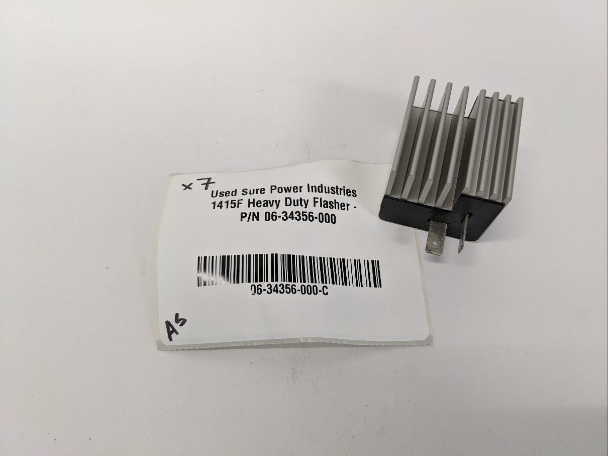 Used Sure Power Industries 1415F Heavy Duty Flasher - P/N 06-34356-000 (10114268528956)