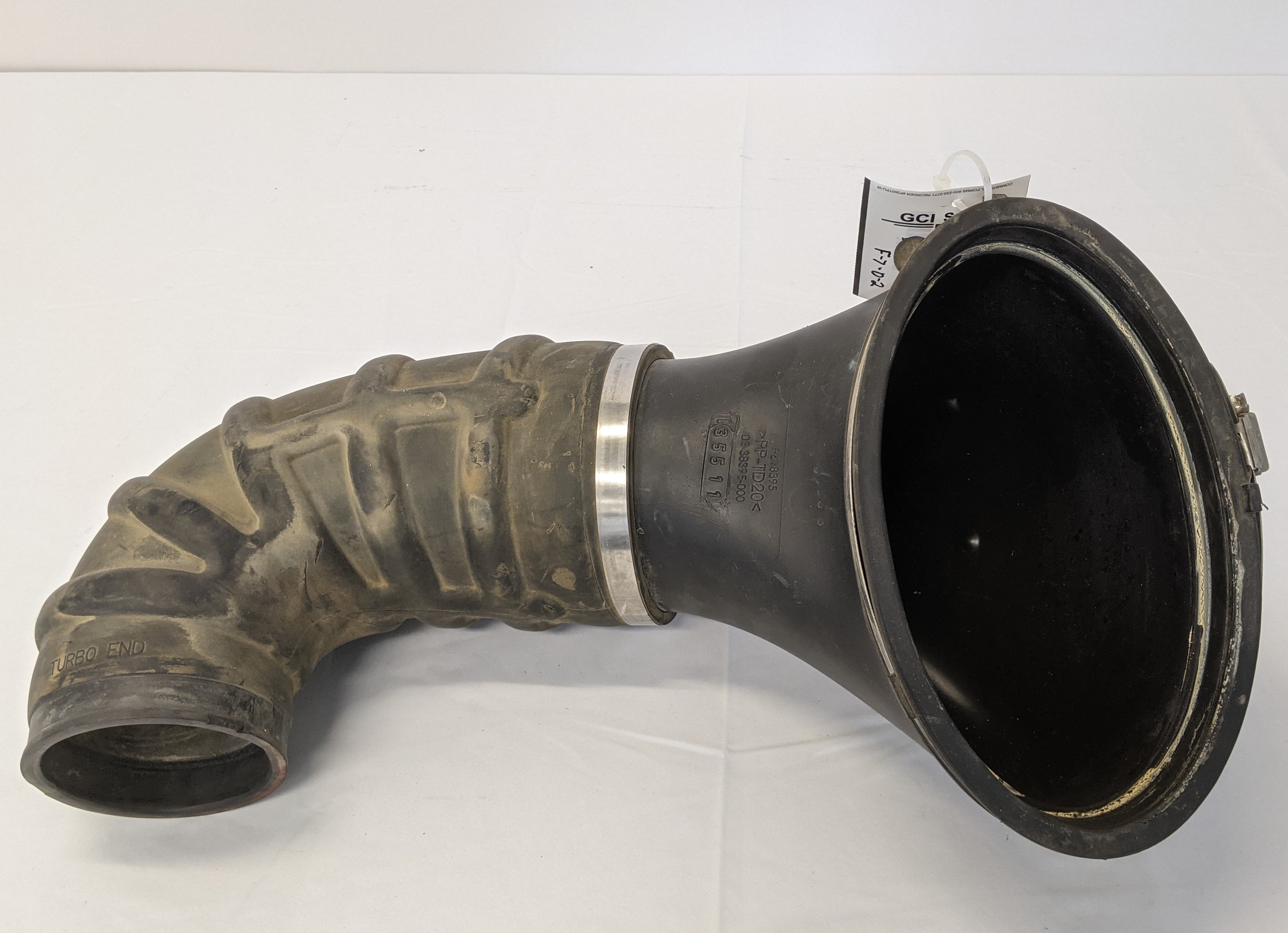 Used CUM ISX Short Molded Air Intake Pipe w/ Elbow-P/N 03-38395-000 03-38397-000 (10041318342972)