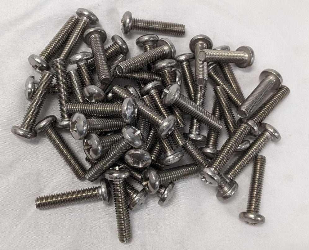 *Lot of 50* New 5/16"-18 X 1 1/2" Fully Threaded SST Pan Head Machine Screw
