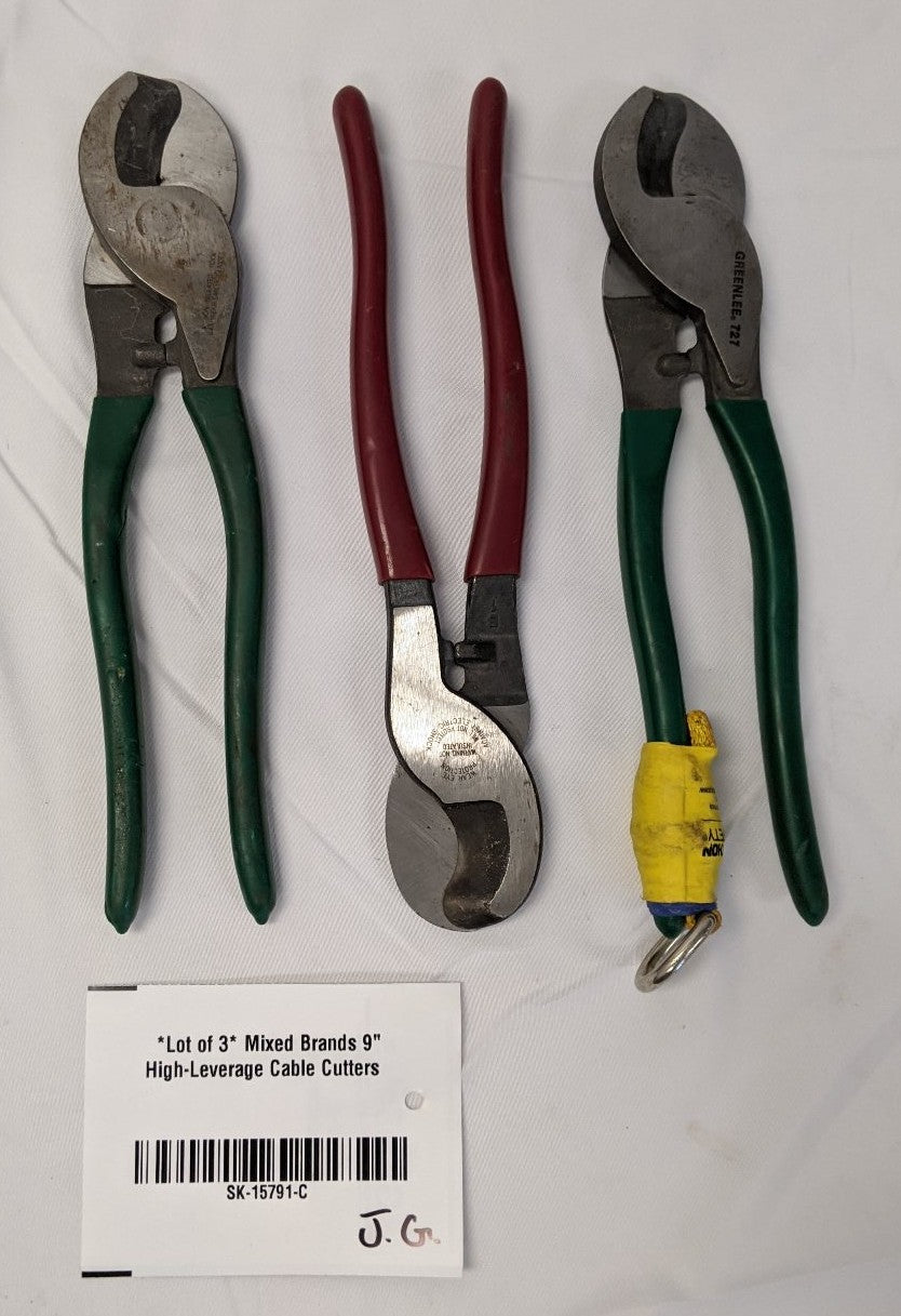 Cable Cutter 3-Pack - Greenlee 727 - Klein 63050