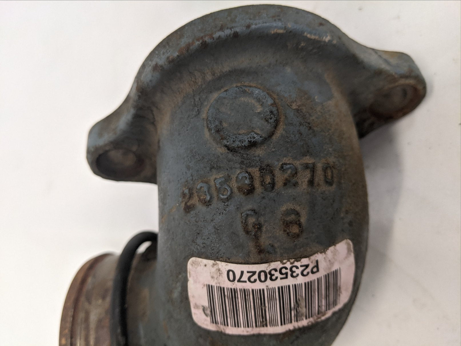 Used Detroit Diesel Freightliner 60 Water Pump Elbow - P/N DDE 23530270
