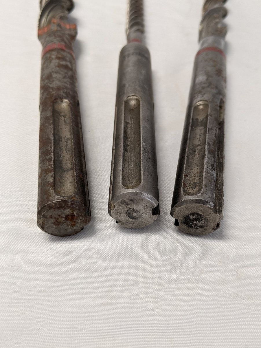 Hilti SDS Max Drill Bit Set - 3pc - 1" 3/4" 1/2" Quad Head