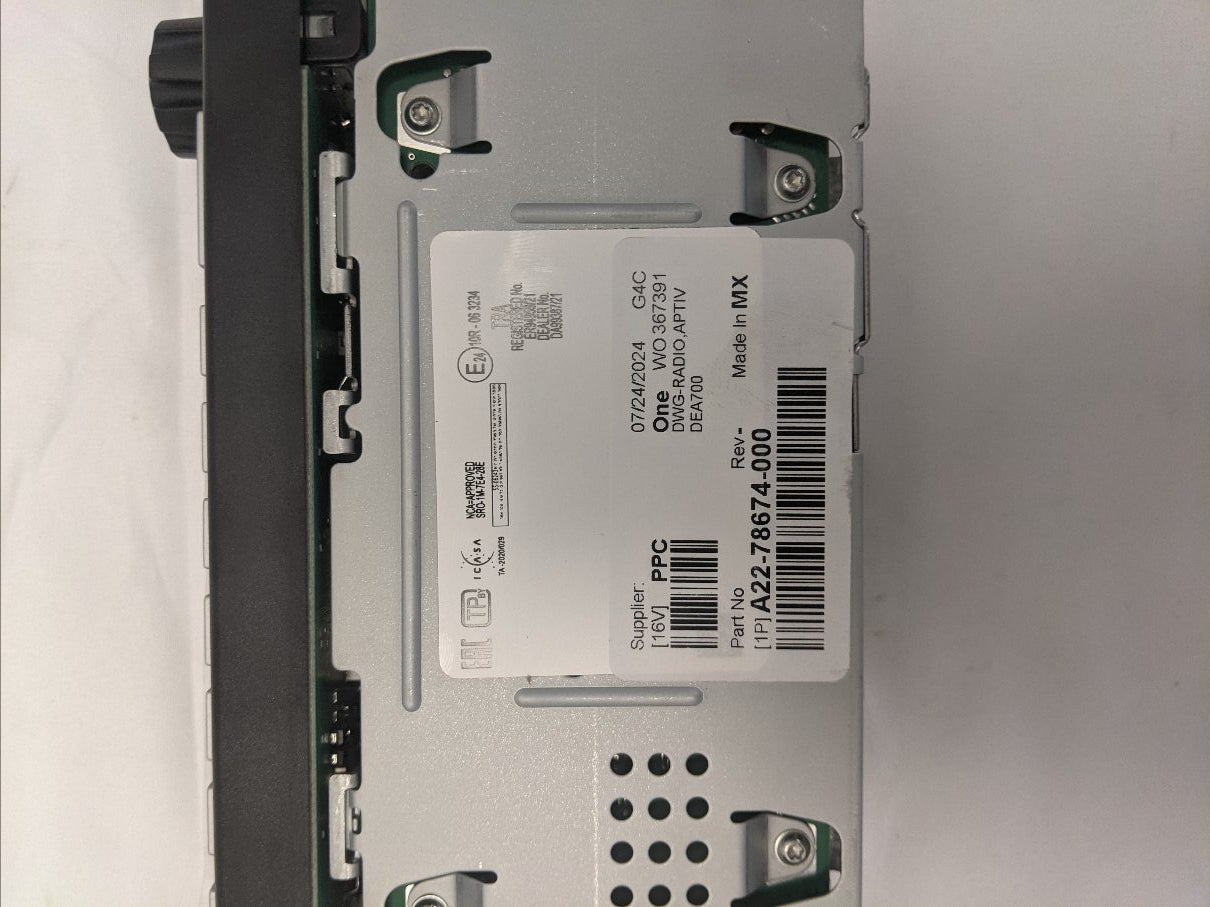 Aptiv DEA700 AM/FM/WB Truck Radio | A22-78674-000
