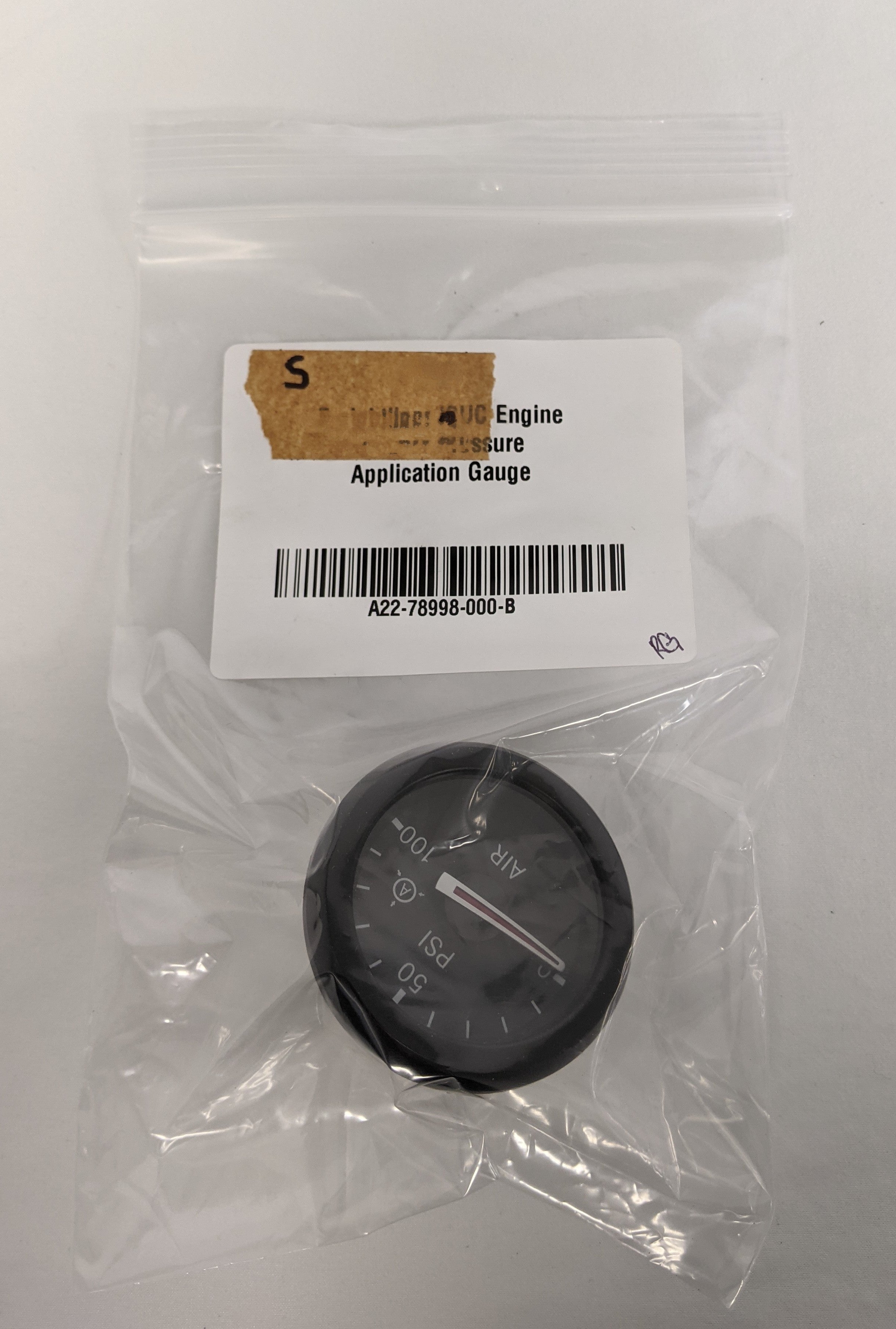 Freightliner ICUC Engine PSI Air Pressure Application Gauge - P/N A22-78998-000 (9964513198396)