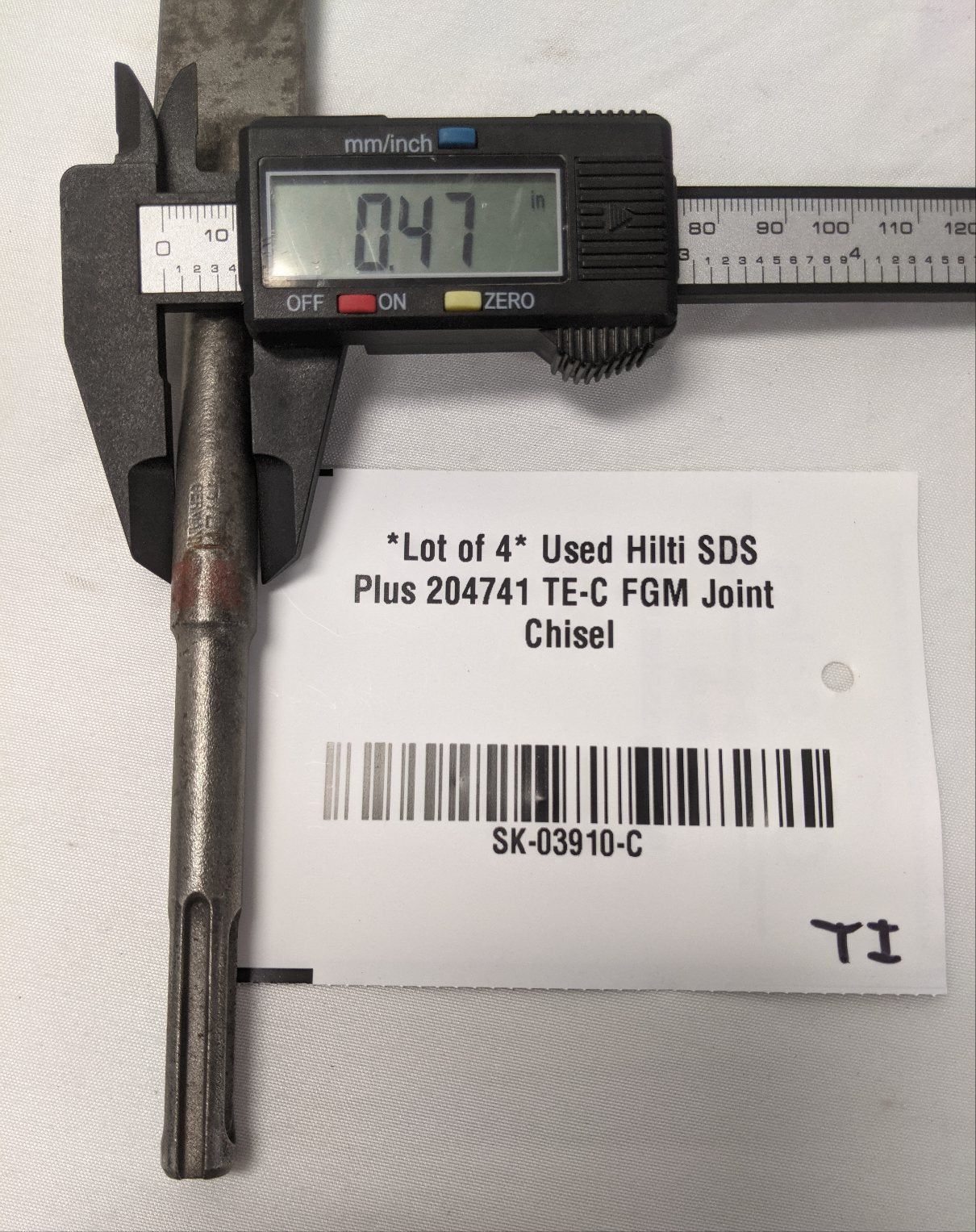 Hilti SDS+ Joint Chisel TE-C FGM (204741) - Lot of 4
