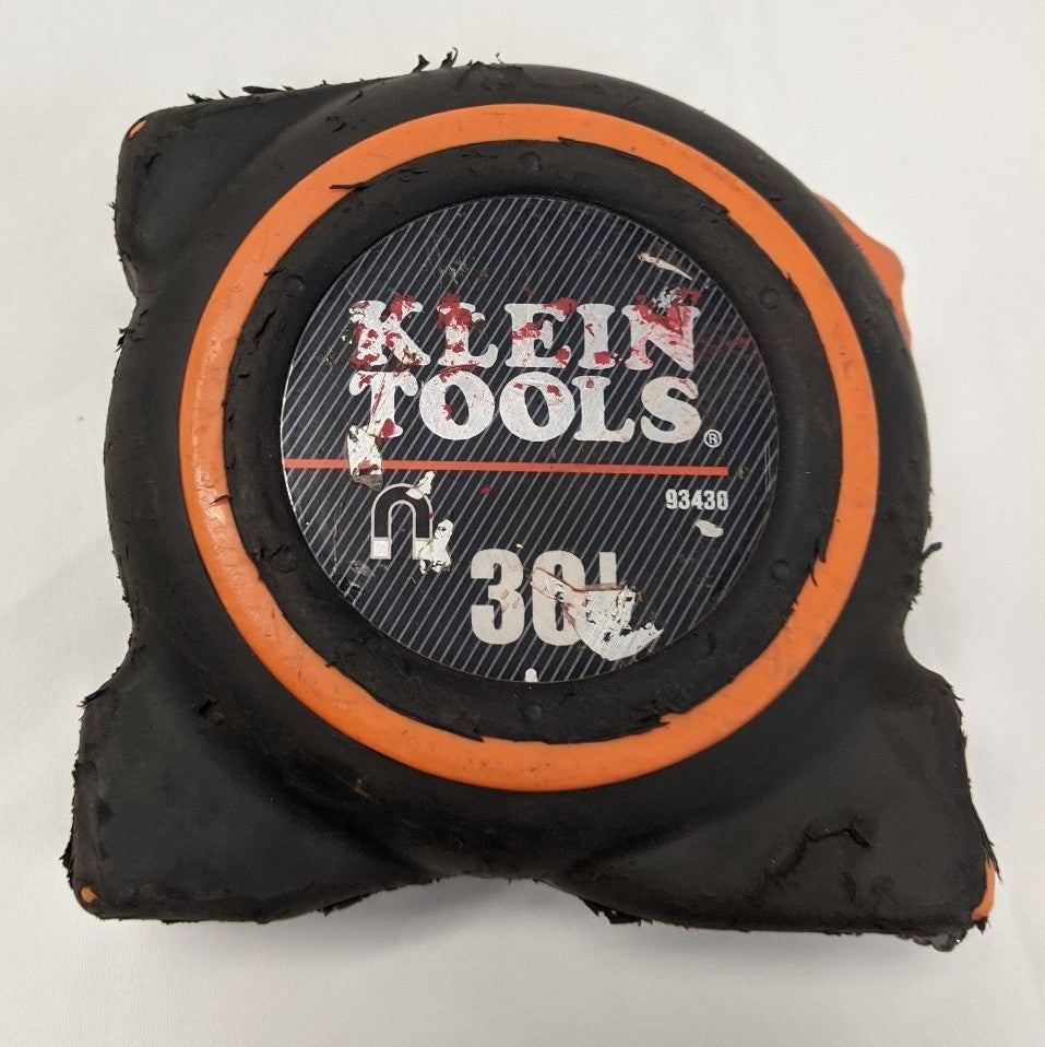 30 Foot Tape Measures | Lot of 4 | Stanley PowerLock FatMax Klein | Used