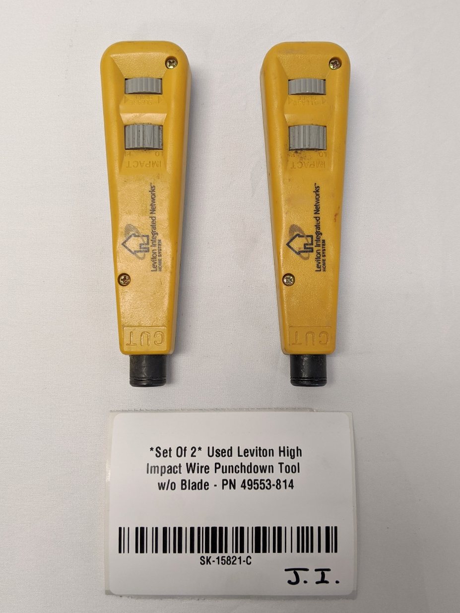 Leviton Wire Punchdown Tool (49553-814) - Set of 2 - No Blade