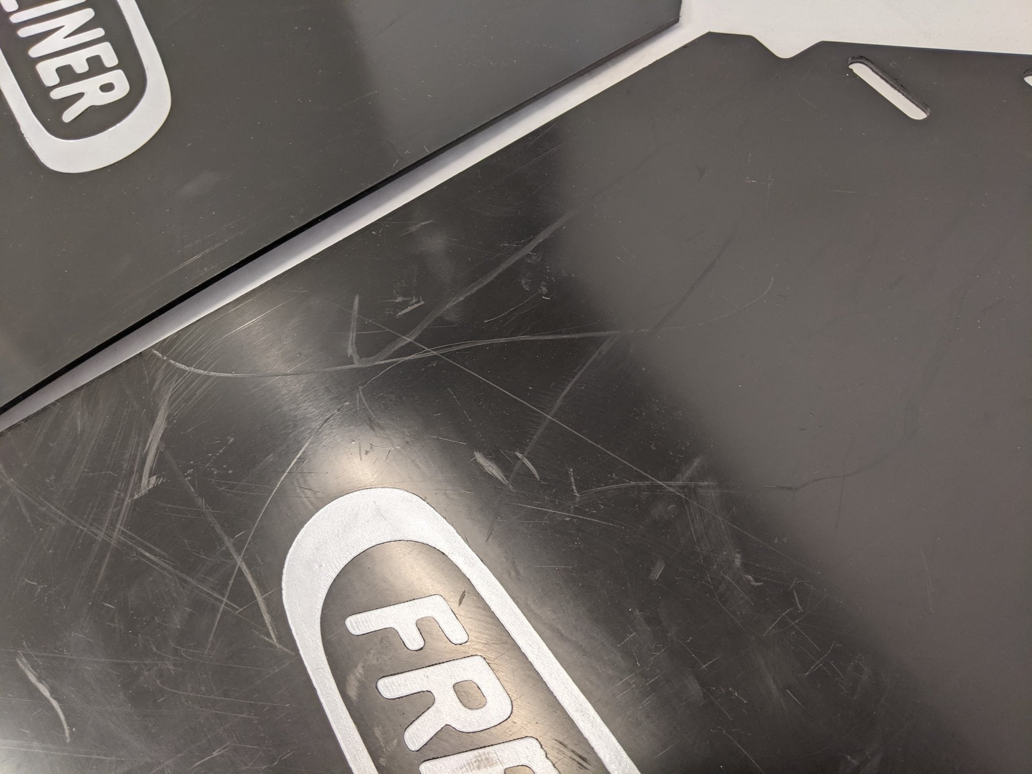 *Set Of 2* Used RH & LH 27" Rear Mud Flap w/ FTL Logo - P/N 22-79217-222, -212 (10137987252540)