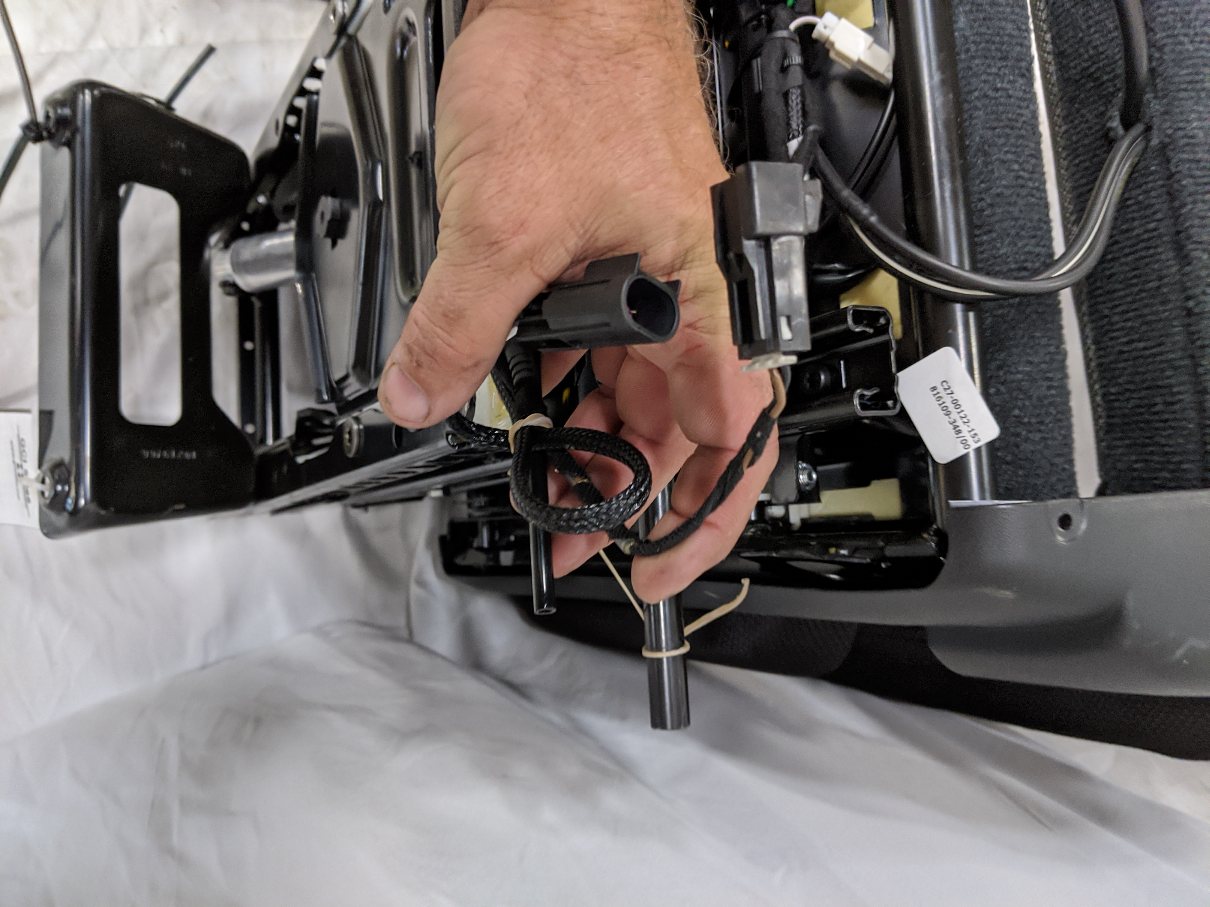 Freightliner M2 LH Complete Seat Assembly - P/N ISR 816109 348