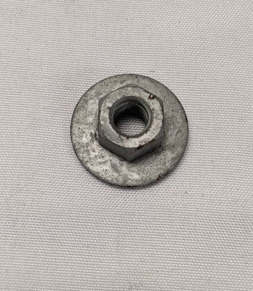 *Lot of 100* New 6MM-1 Grade 8 Steel Galvanized Swivel Washer Nuts