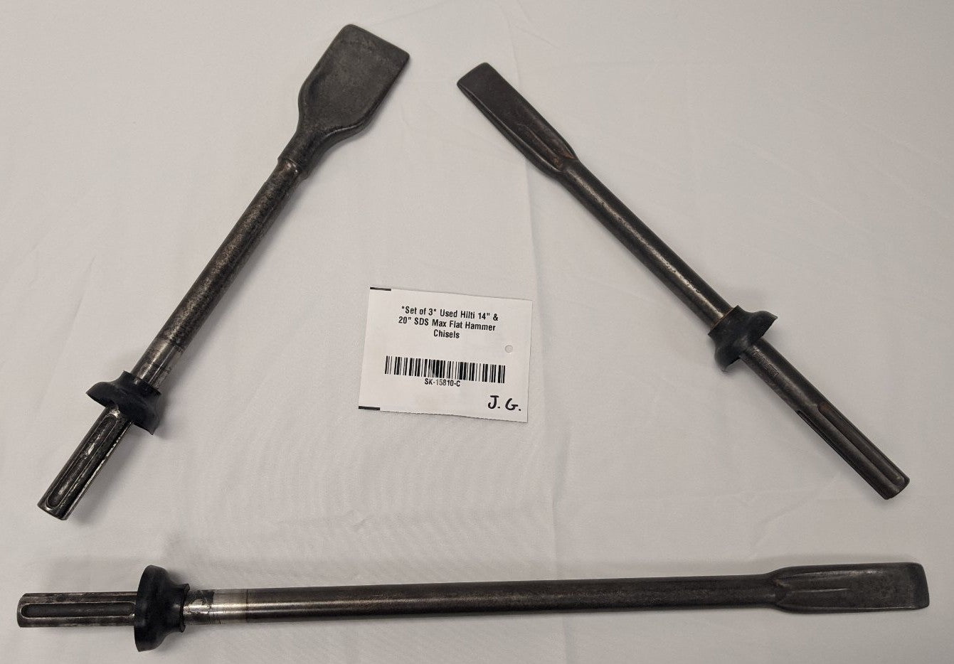 Hilti SDS Max Flat Chisel Set - 3pc - 29010712, 65860812