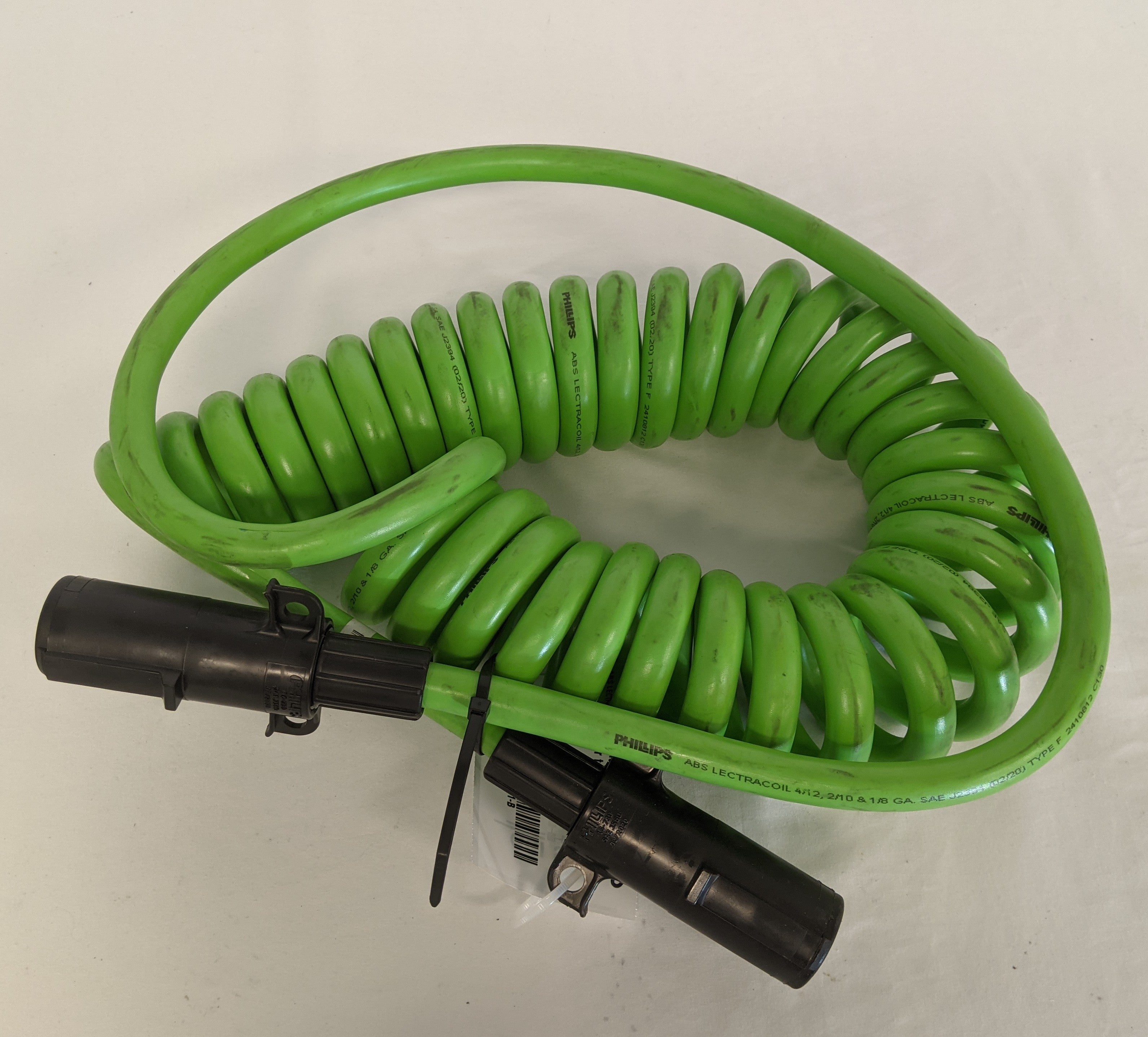 Phillips 20 Ft. Coiled Tractor to Trailer Electrical Cable - P/N  PHM 41FL55 001 (4980289077334)