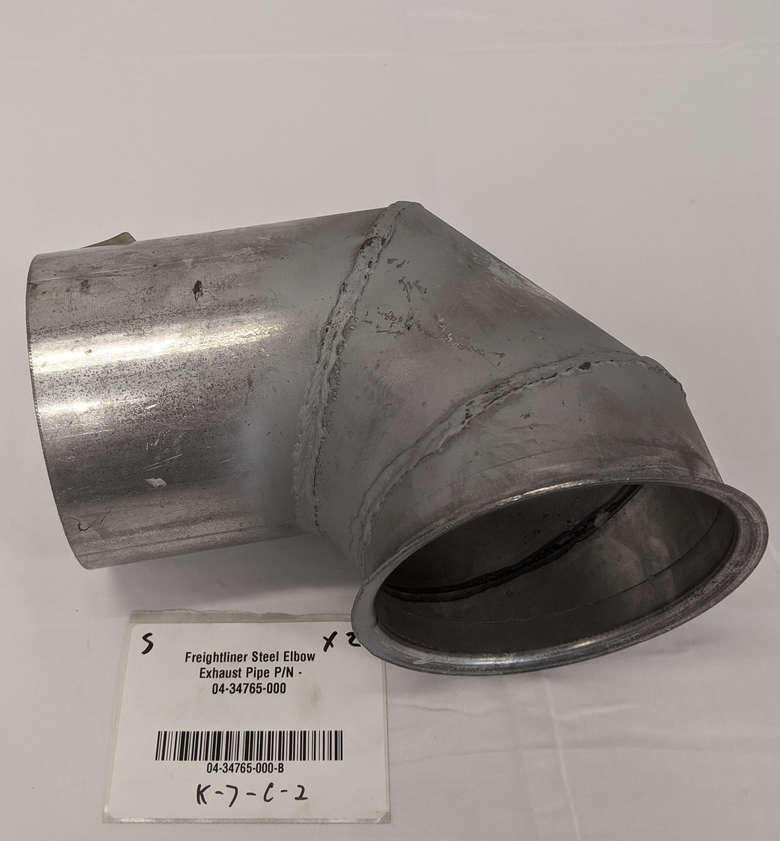 Freightliner Steel Elbow Exhaust Pipe P/N - 04-34765-000 (10127890448700)