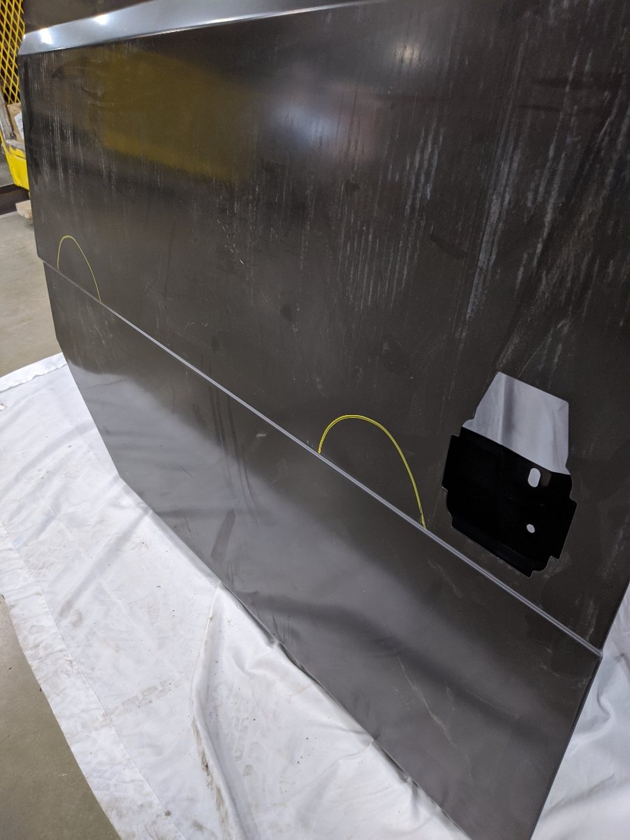 Damaged (1/2 Hr) Freightliner LH FL50, FL60, FL70, FL80 Cab Door-P/N A68072008K3 (10091445649724)