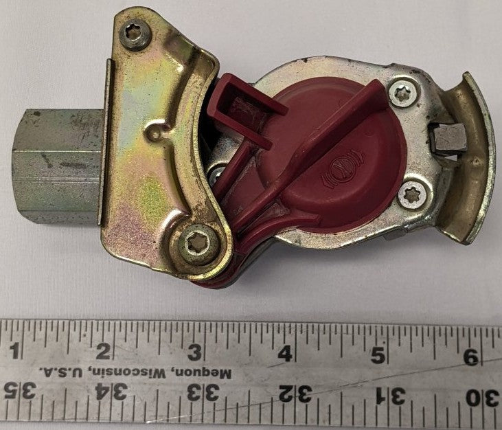 Used Bendix Red Emergency Air Brake Glad Hand - P/N BW  K004231