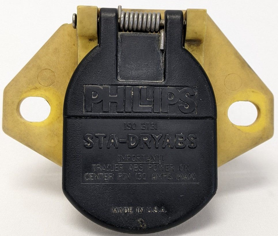 Used Phillips STA-DRY 7-Way ISO Ring Termination Socket -P/N 16-822