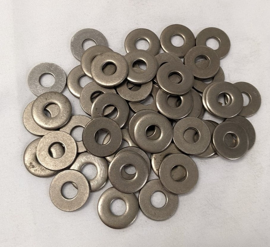 *Lot of 50* New 1/4" x 3/4" x 1/16" Stainless Steel Washers