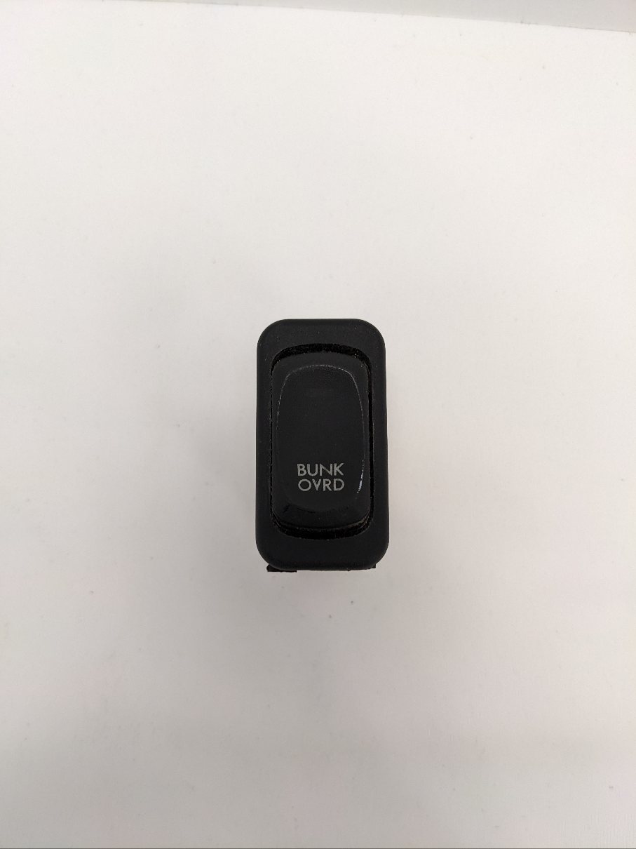 Damaged Freightliner HVAC Bunk Override Rocker Switch - P/N A06-30769-102 (10119428768060)