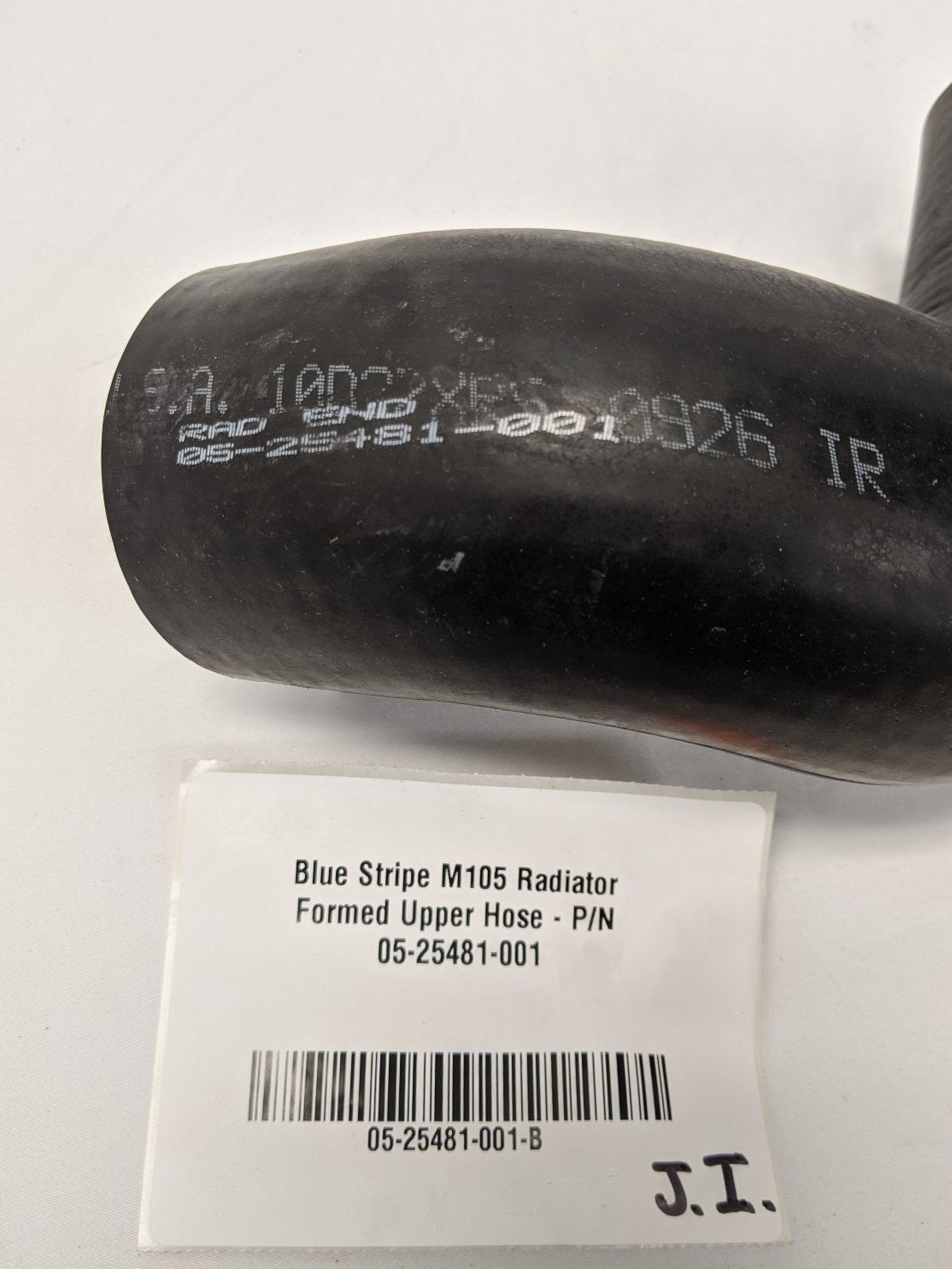 Blue Stripe M105 Radiator Formed Upper Hose - P/N 05-25481-001