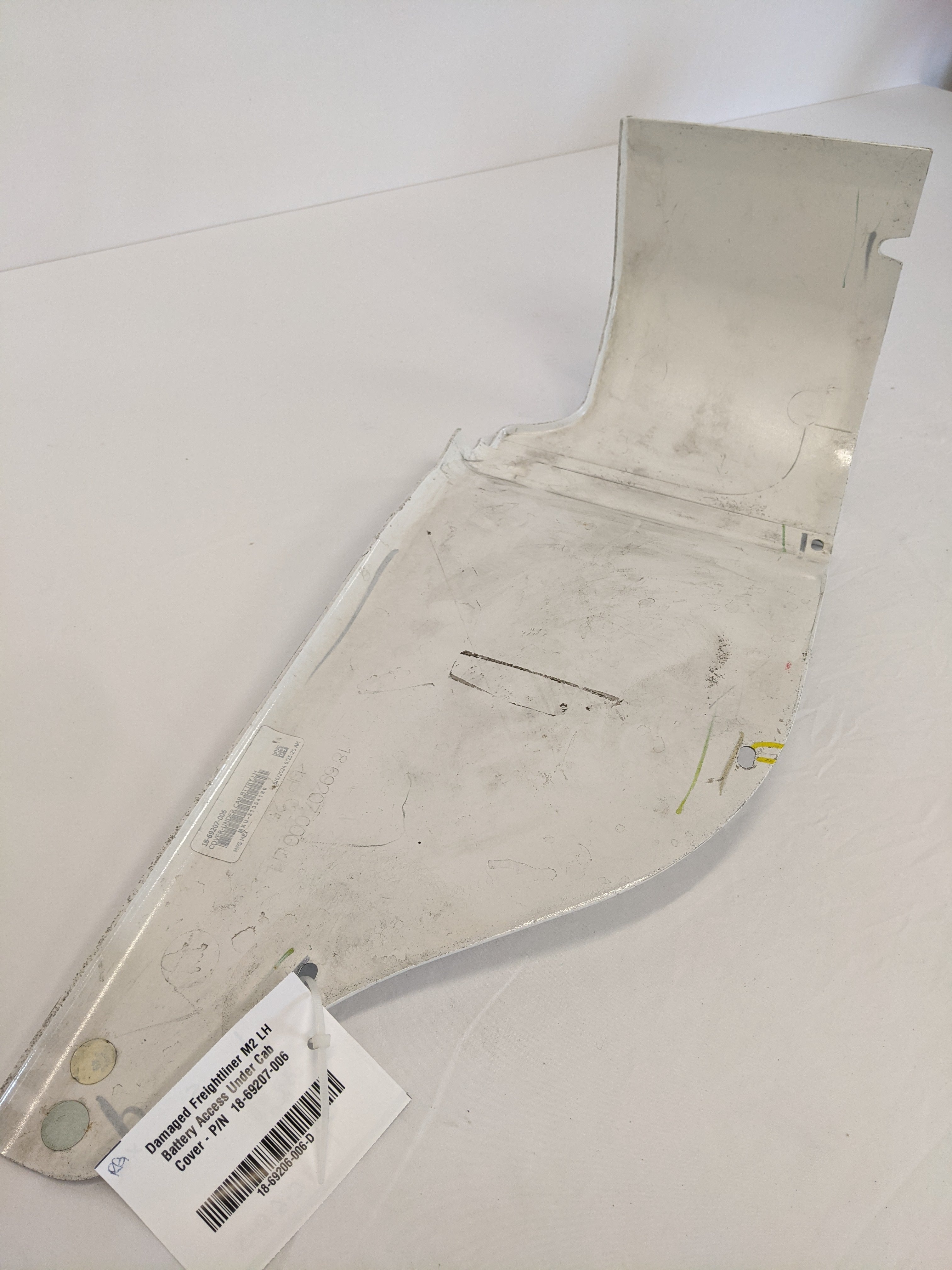 Damaged Freightliner M2 LH Battery Access Under Cab Cover - P/N  18-69207-006 (6769651581014)