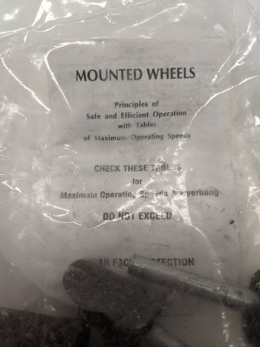Norton A5 Charger Mounted Points | Lot of 5 | 3/4" x 1-1/8" | 30 Grit | M4