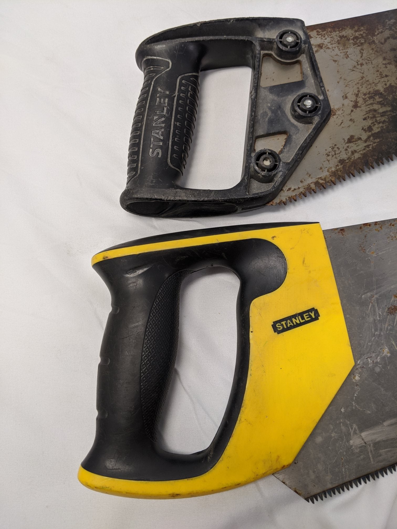 Stanley Hand Saw Set 20" & 15" Blade - Lot of 2