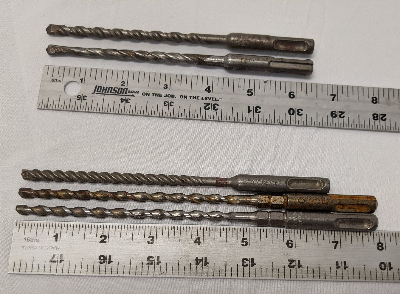 1/4" Masonry Drill Bits | Lot of 5 | SDS Plus | Dewalt Hilti | 6.5"-7.5"