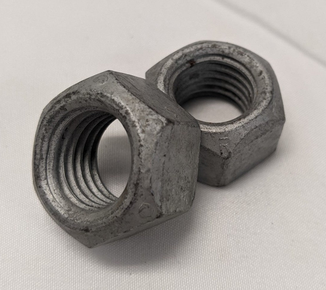 *Lot of 25* New 3/4"-10 Coarse Thread Grade 8 Steel Galvanized Lock Nuts