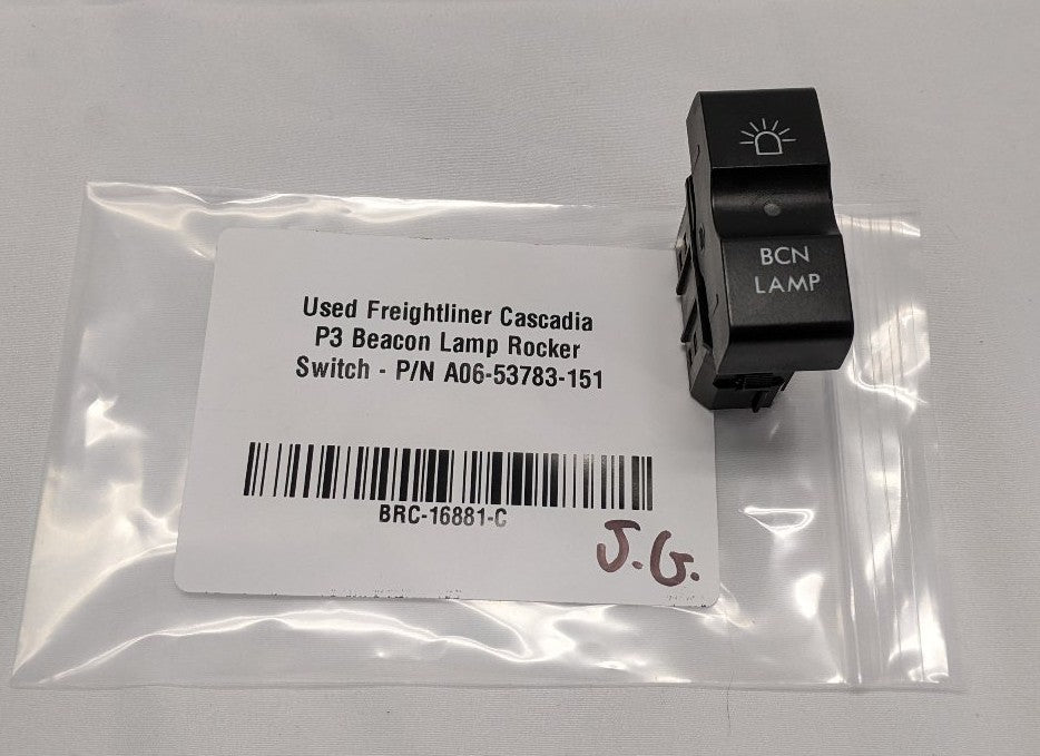 Freightliner Cascadia P3 Beacon Lamp Rocker Switch A06-53783-151