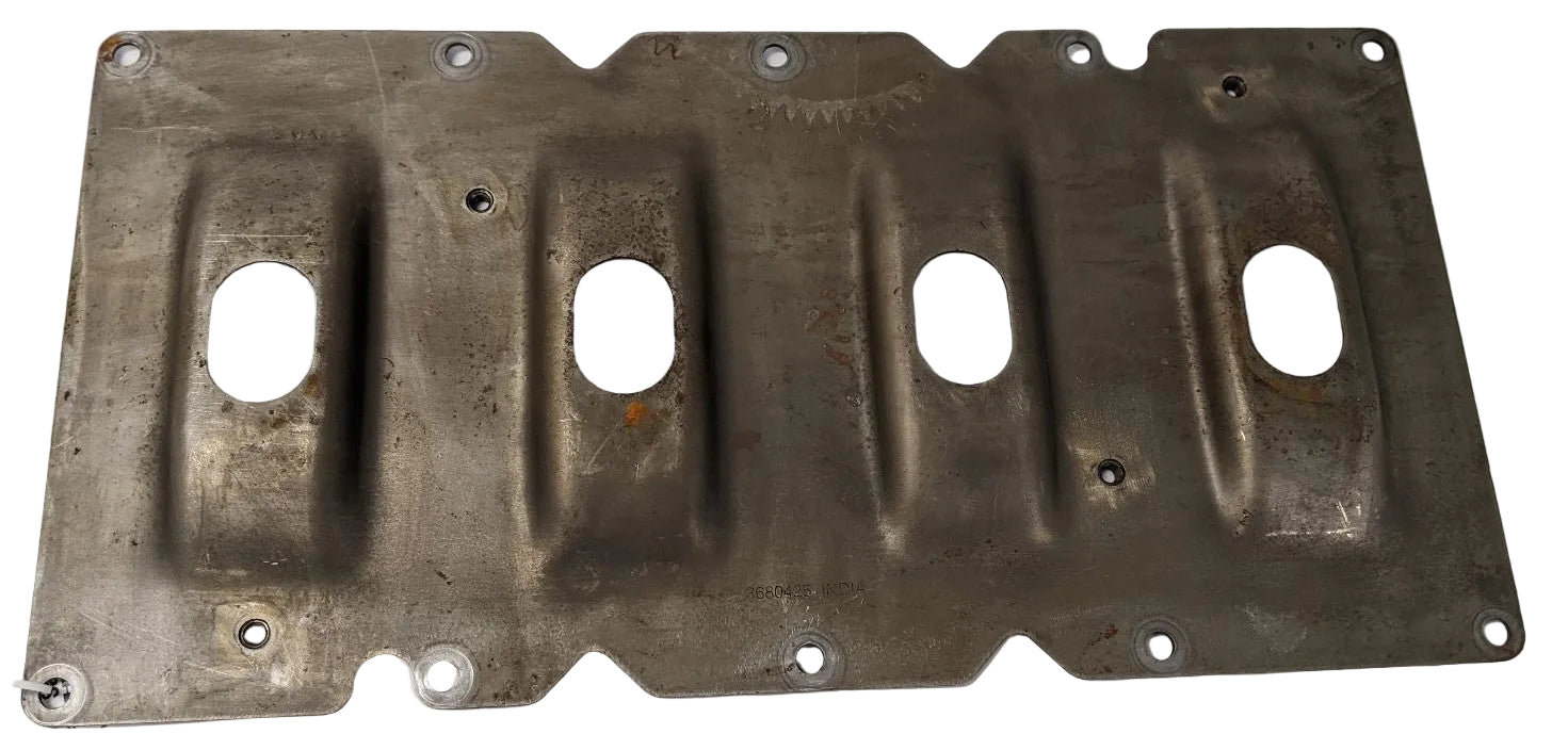 Used Cummins ISX Block Stiffener Plate | P/N 3680425